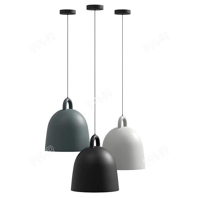 UV Unwrapped Pull Light Fixture 3D model image 1