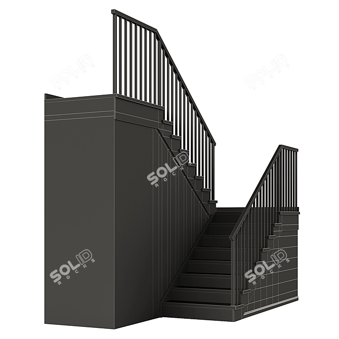 Compact Staircase 10 Collection 3D model image 5