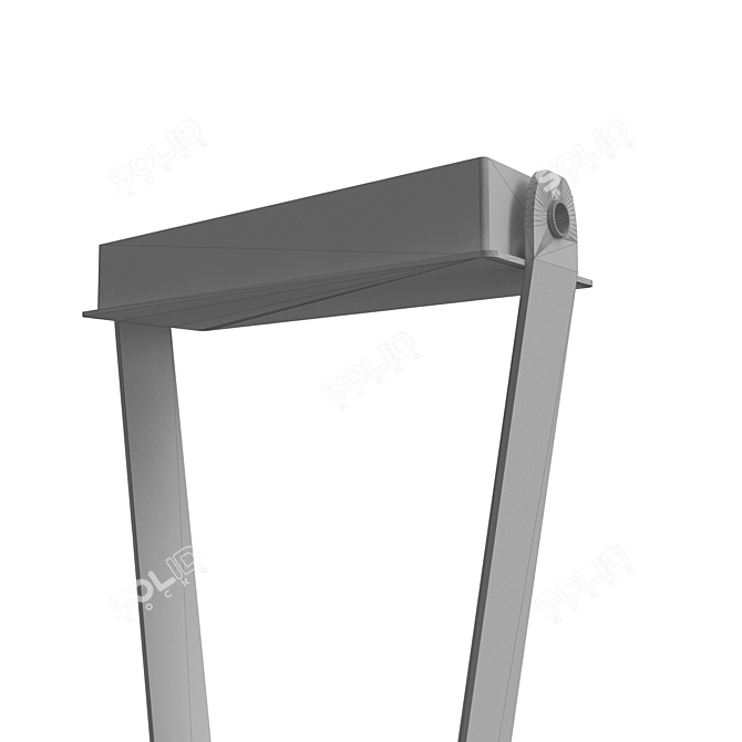 Stylish LED Pendant Light 3D model image 2