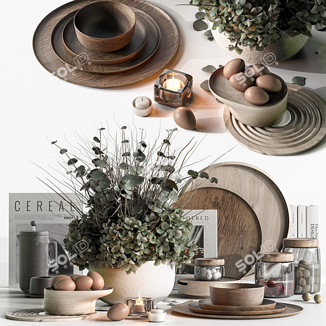 Kitchen Accessories 3D Models Bundle 3D model image 1