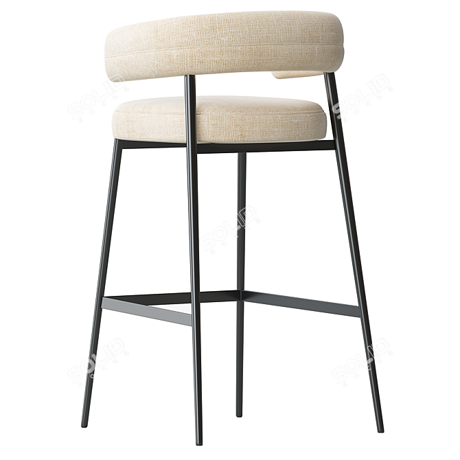 Elegant Nena Bar Chair, 2014 3D model image 6