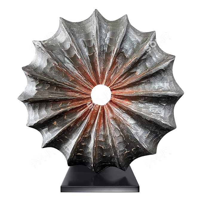 Mars Shield Sculpture Figurine 3D model image 1