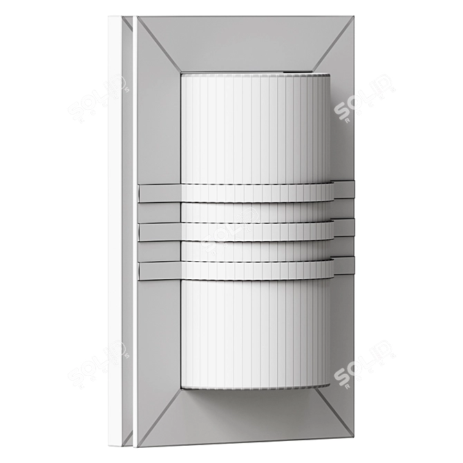 Elegant Privas Wall Lamp White 3D model image 2