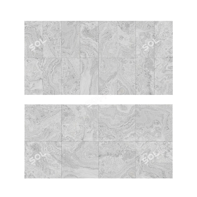 Elegant Marble Marmoles Tiles 3D model image 2