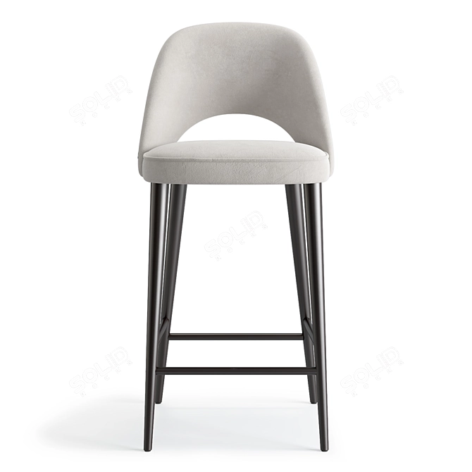 Modern High Bar Chair Tyler 3D model image 2