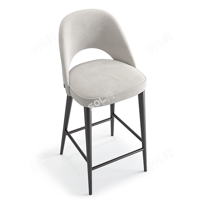 Modern High Bar Chair Tyler 3D model image 3