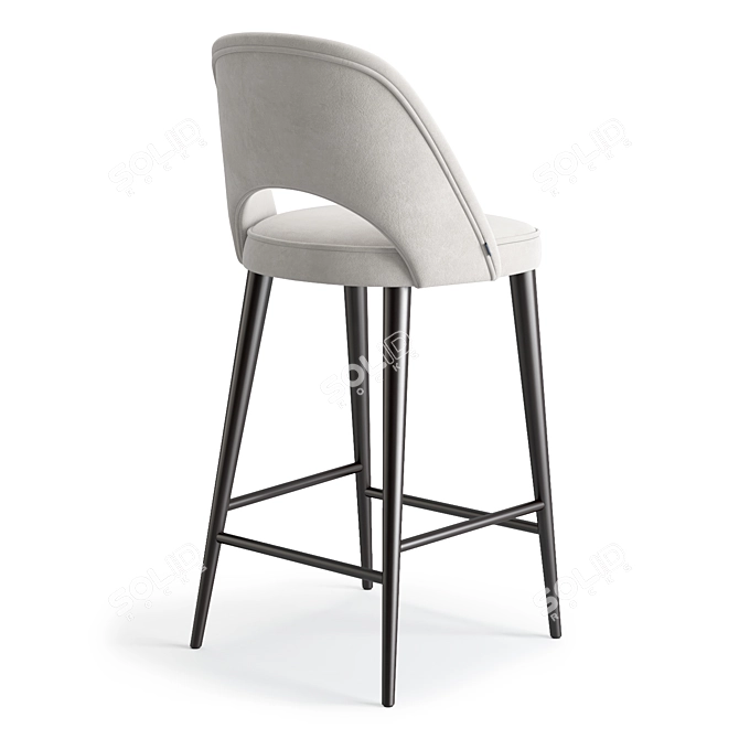 Modern High Bar Chair Tyler 3D model image 4