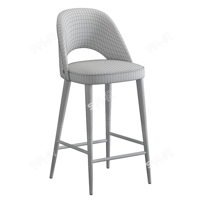 Modern High Bar Chair Tyler 3D model image 5