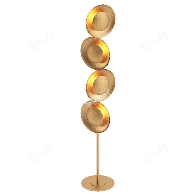 Eclipse Floor Lamp 3D Model 3D model image 1