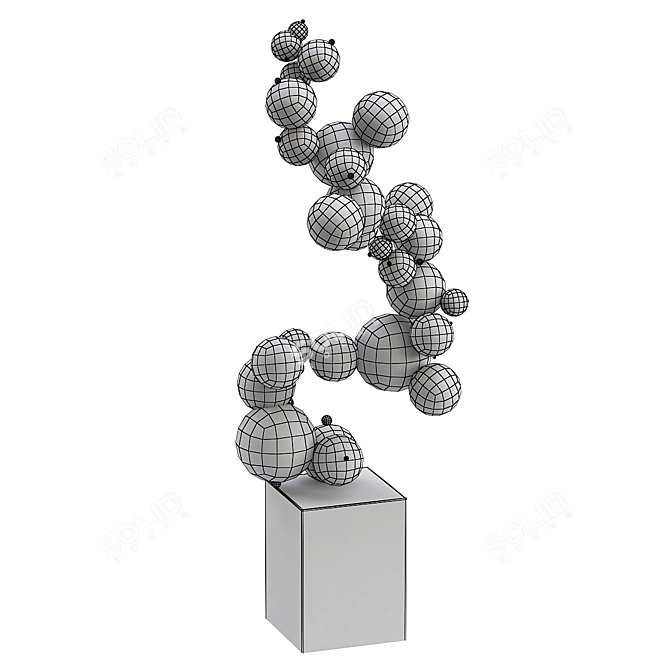 Modern Floor Lamp 3D Model 3D model image 3