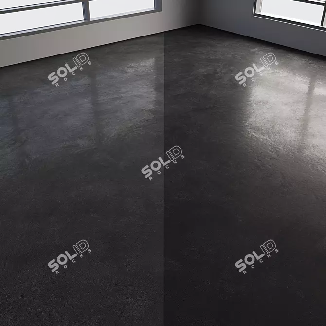 Polished Seamless Concrete Floor 3D model image 6