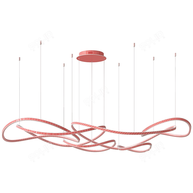 Modern Design Lamps Set 3D model image 4