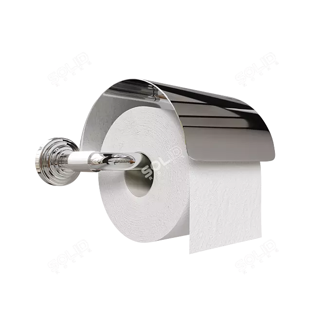 Modern Toilet Paper Holder Stand 3D model image 1