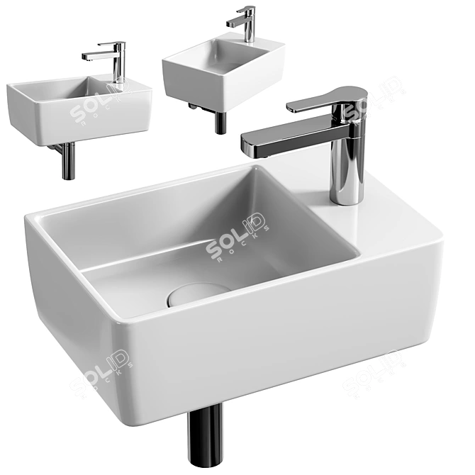 Villeroy & Boch Memento Washbasin 3D model image 1