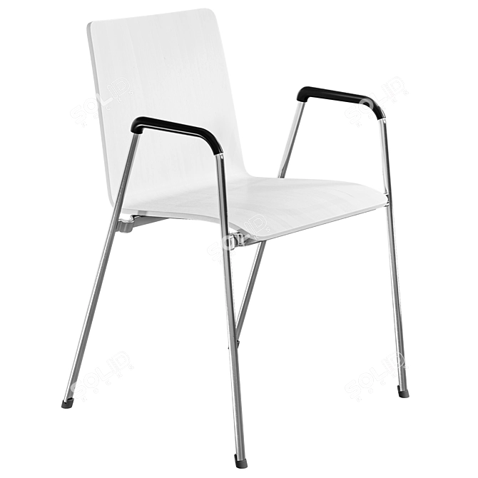 Classic Thonet S 260 F 3D model image 1