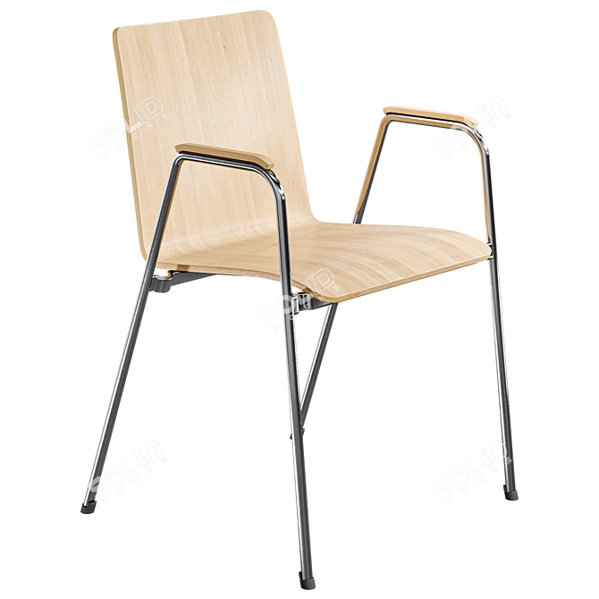 Thonet S262A F Chair 3D model image 1