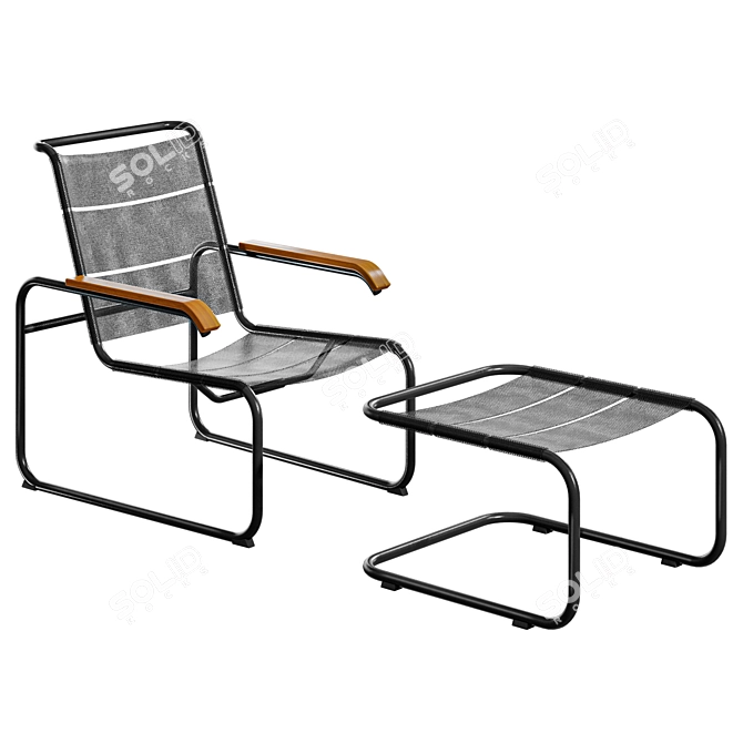 Thonet S 35 N Chair 3D model image 1