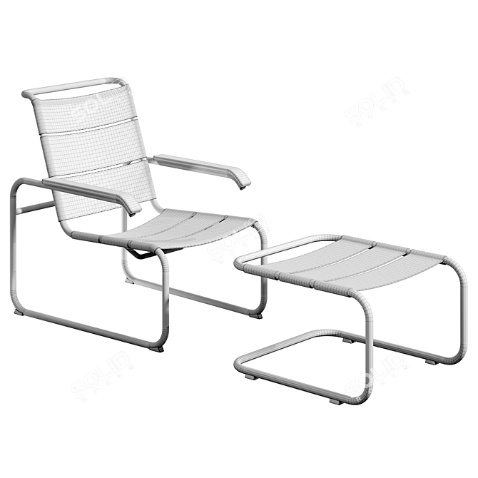 Thonet S 35 N Chair 3D model image 2