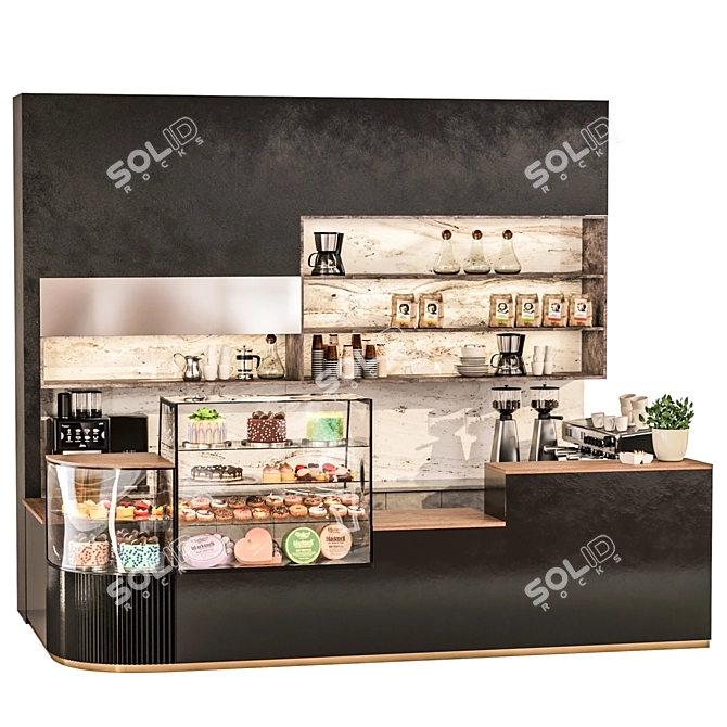 Archive of Coffee Shop 3D Models 3D model image 1