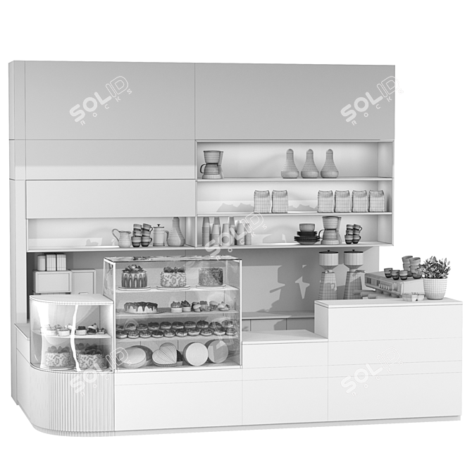 Archive of Coffee Shop 3D Models 3D model image 2