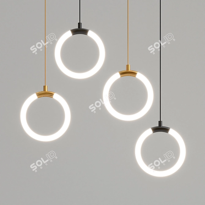 Sleek Modern Lamp Design 3D model image 2