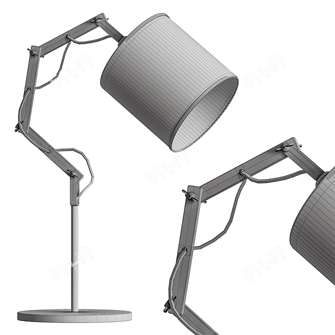  Adjustable Desk Lamp Light 3D model image 3