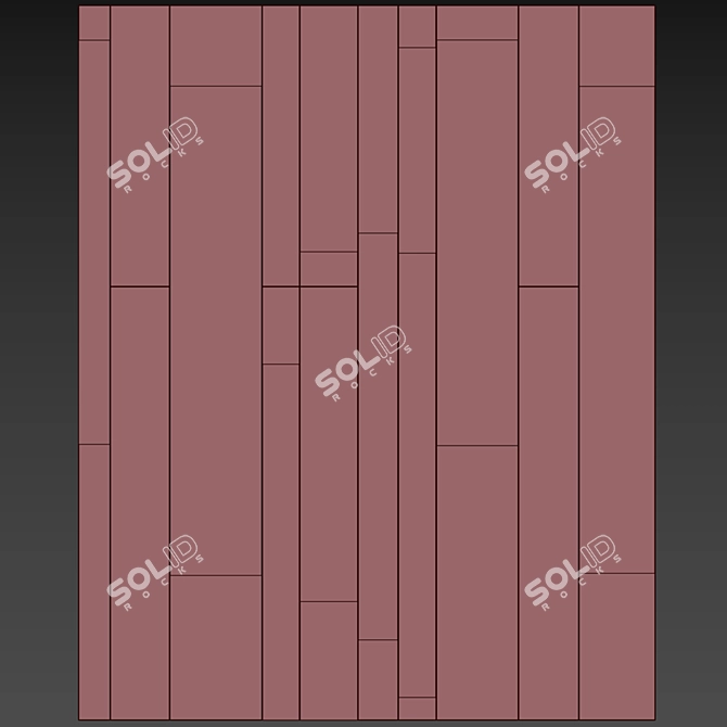 Modern Decor Panel Design 3D model image 2