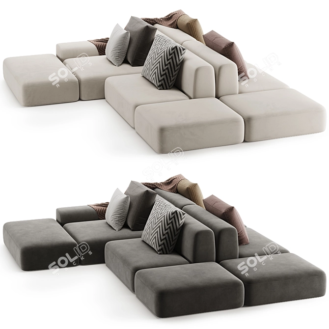 Elegant Paola Lenti All Time 3D model image 3