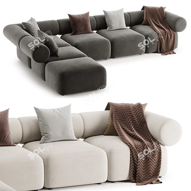 Annud OFFO Modular Sofa 5-in-1 3D model image 2