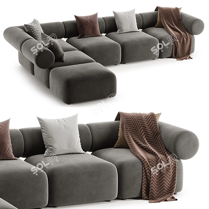 Annud OFFO Modular Sofa 5-in-1 3D model image 5