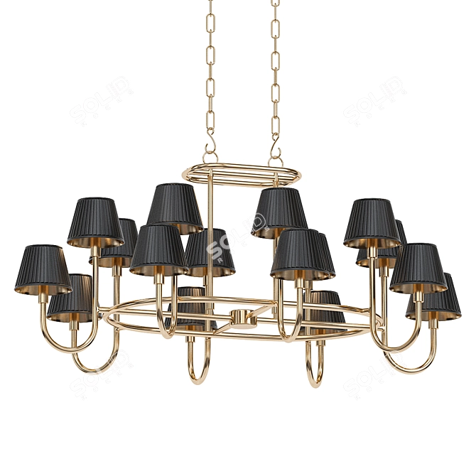 Contemporary Sparrows Chandelier 3D model image 1