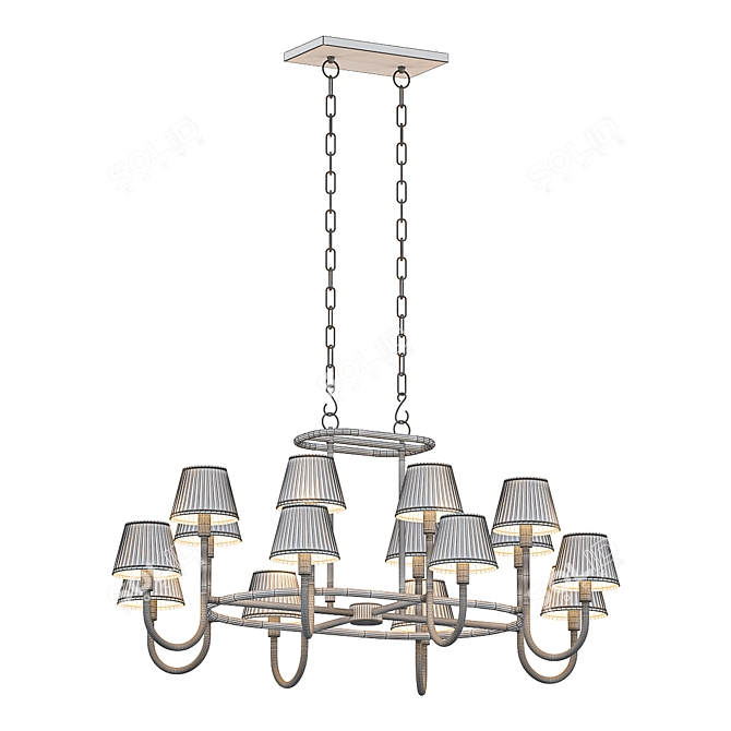 Contemporary Sparrows Chandelier 3D model image 4