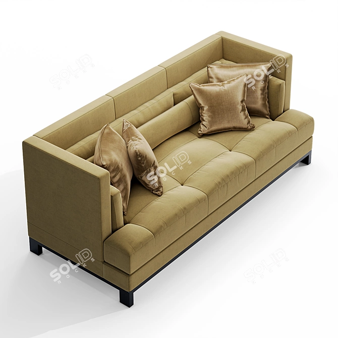 Dunne Daybed by Troscan Design 3D model image 2