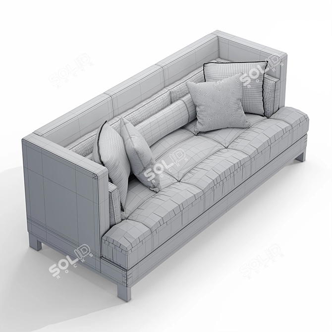 Dunne Daybed by Troscan Design 3D model image 3