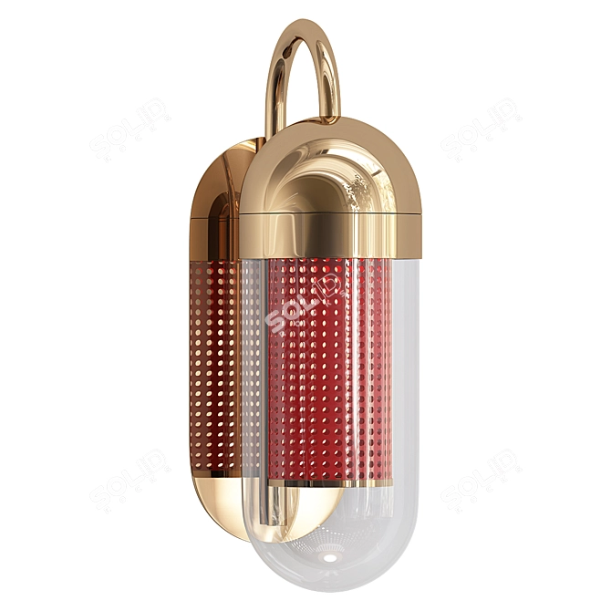 Modern Denver Wall Lamp Design 3D model image 1