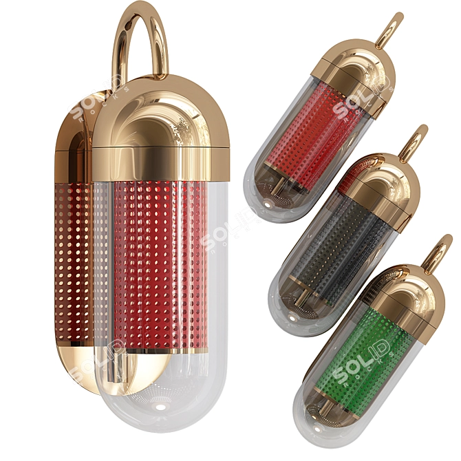 Modern Denver Wall Lamp Design 3D model image 3