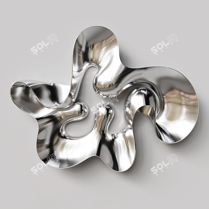 Ethereal Abstract Sculpture by Eva Hild 3D model image 3