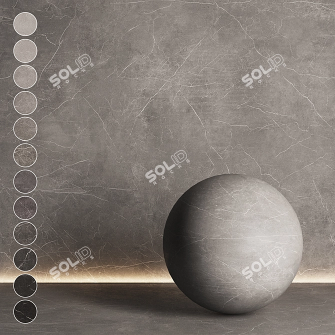 Seamless Texture Marble Pack 3D model image 1