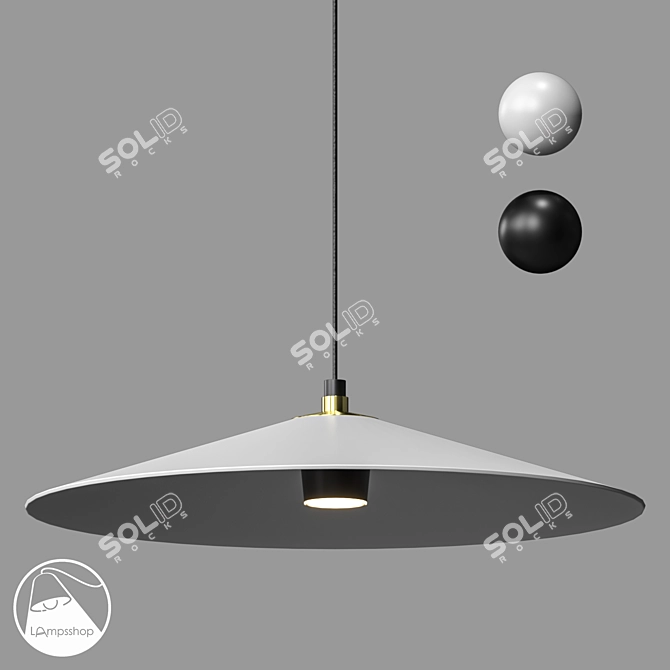 Lukua Pendant Light Fixture 3D model image 1