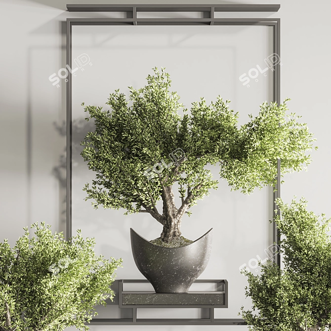 Indoor Plant Bonsai Set 114 3D model image 6