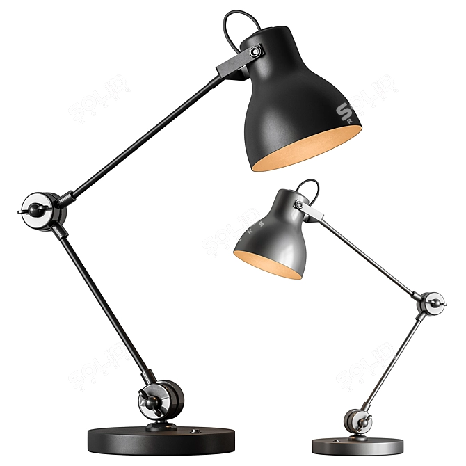  Adjustable Desk Light Fixture 3D model image 1