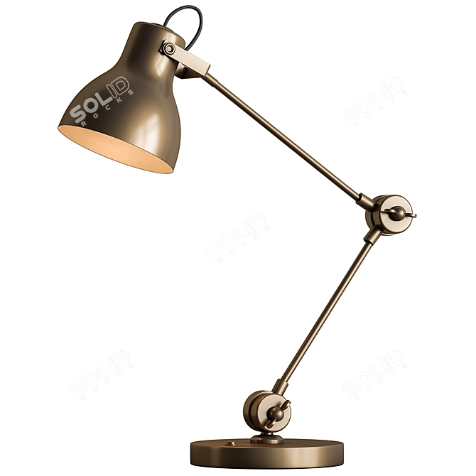  Adjustable Desk Light Fixture 3D model image 4