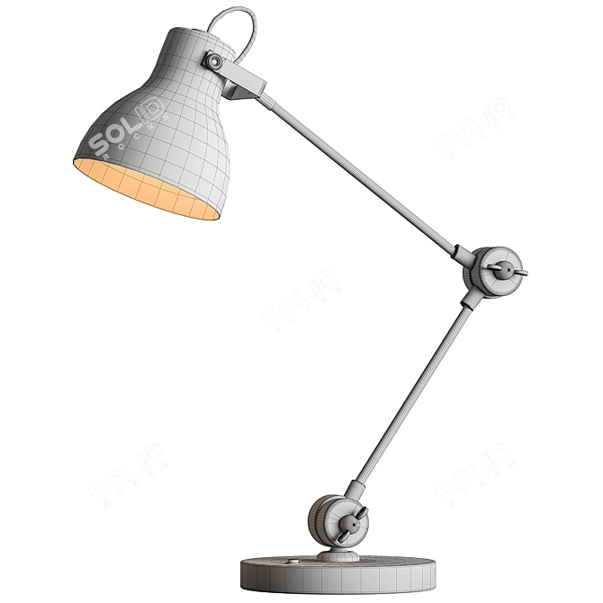  Adjustable Desk Light Fixture 3D model image 5