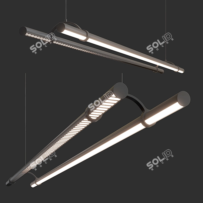  Modern Industrial Pipeline System 3D model image 2