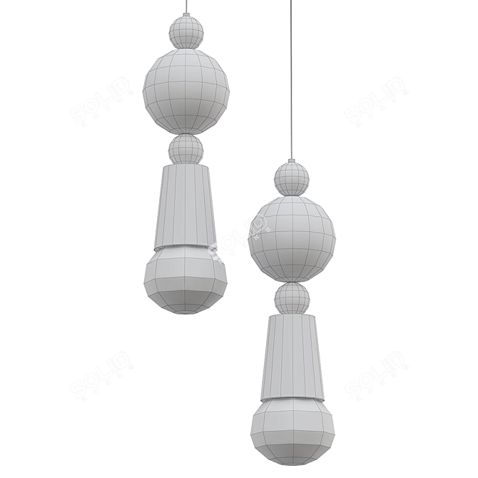 Sleek Design Lamps by Lampatron 3D model image 2