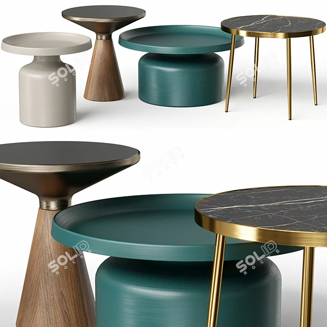 Customizable Coffee Tables Cosmo 3D model image 8