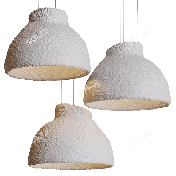 Sleek SONIAH Pendant Lamp 3D model image 1