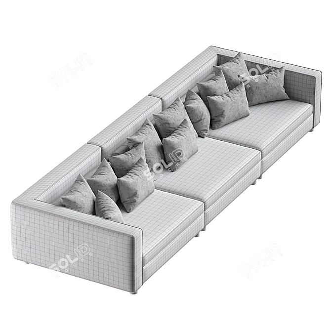 Malin Modular Sofa Set 3D model image 3