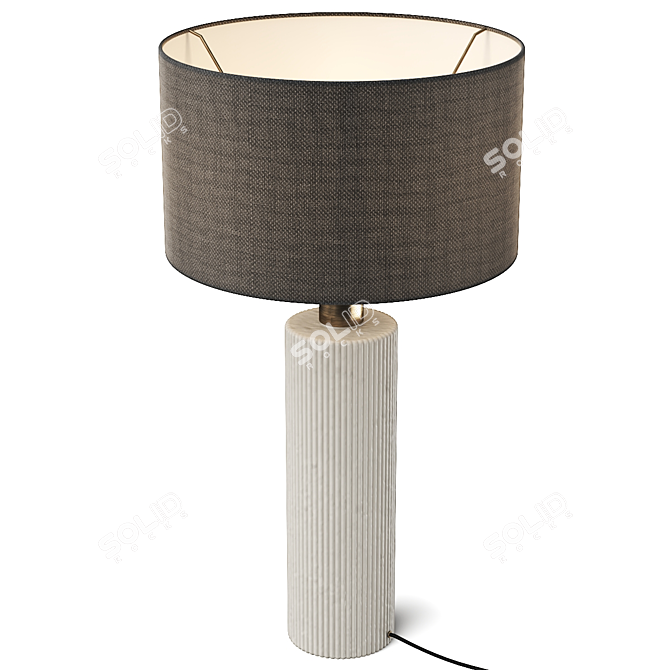 Elegant Linah Table Lamp Design 3D model image 2