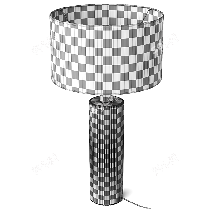 Elegant Linah Table Lamp Design 3D model image 3